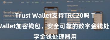 Trust Wallet支持TRC20吗 Trust Wallet加密钱包，安全可靠的数字金钱处理器用